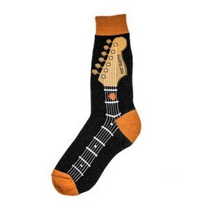 Rock On! NWT Guitar Music Men's/Unisex Cotton Blend Socks Hot Topic Modcloth